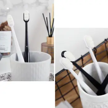 

Ultra-Fine Soft Hair Toothbrush Eco Portable Travel Tooth Brush With Box Soft Fiber Nano Toothbrush Oral Hygiene Care Bathroom S