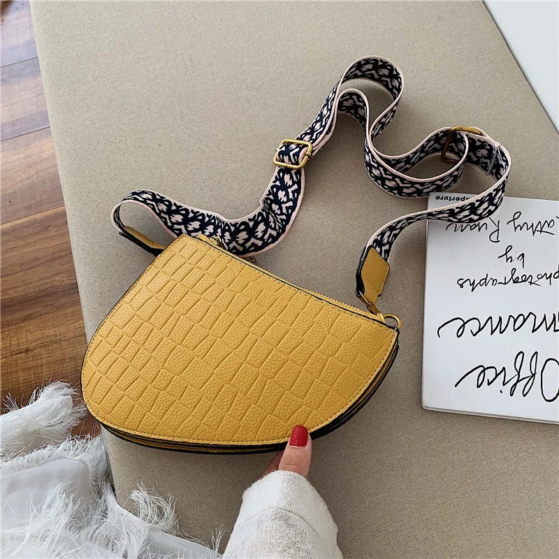 

Saddle Bag Series 2019 New Style Small CK WOMEN'S Bag Flagship Store Official Website Qualified Western Style Wide-Strap Shoulde