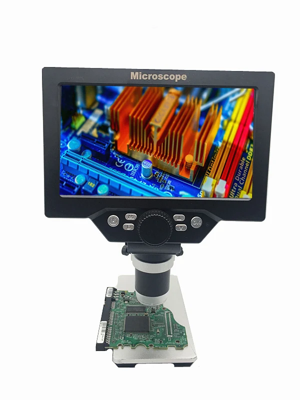 Цифровой микроскоп для пайки 7-дюймовый большой цветной экран базовый ЖК-дисплей