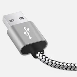 Gray Usb type-c кабель 2A быстрое зарядное устройство Плетеный 3M type C Usb кабели для Xiaomi mi 9 mi 8 Red mi Note 7 huawei Glory samsung Оборудование - Цвет: Gray