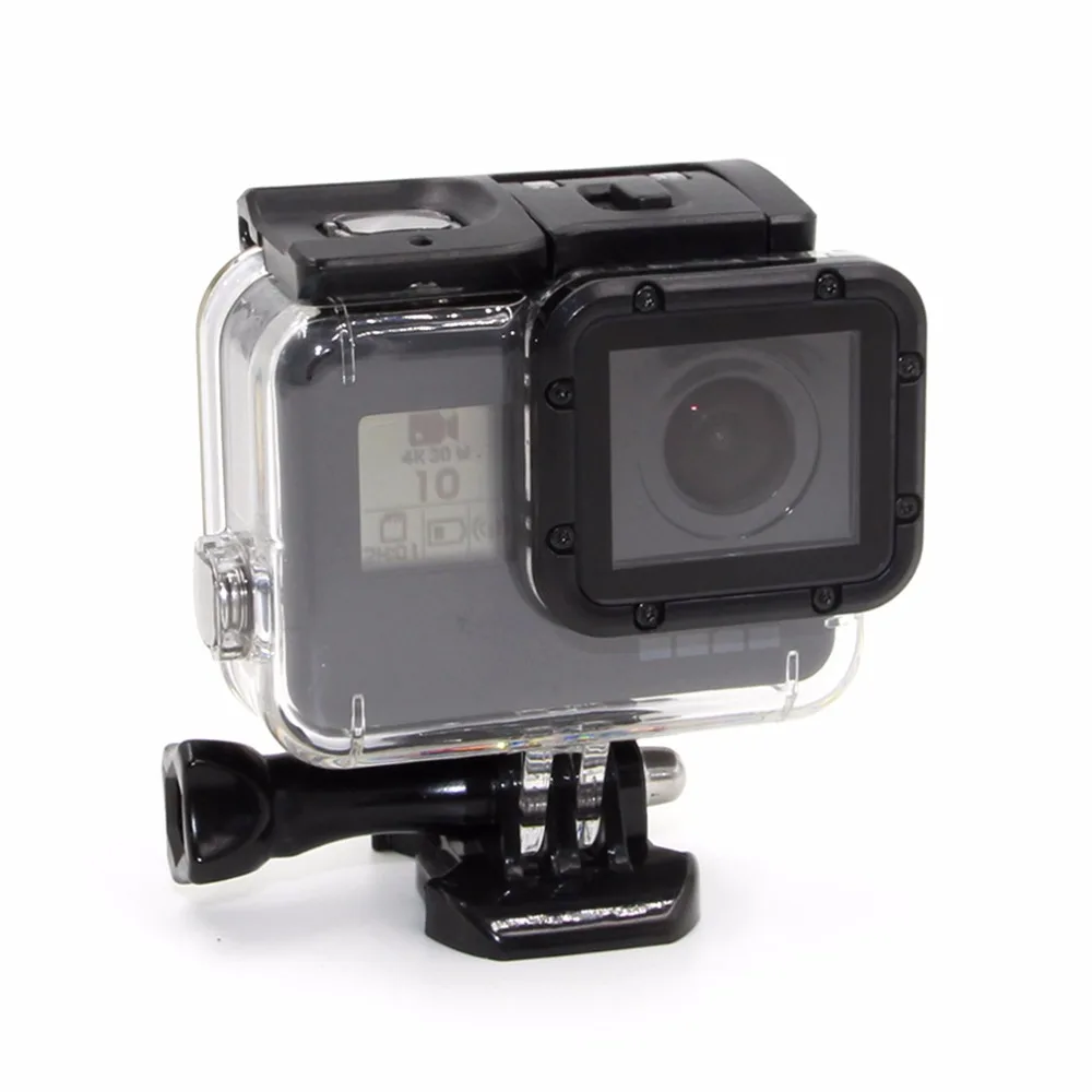 Для экшн-камеры GoPro Hero5 для использования на глубине до 45 м водонепроницаемый чехол для использования под водой защитный кожух, корпус коробка для экшн-камеры GoPro 5 Black аксессуары