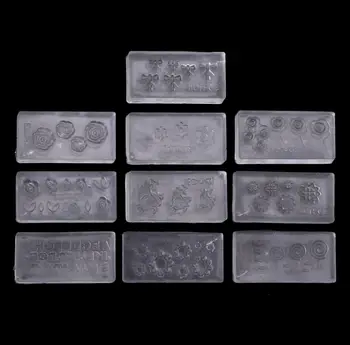 

2020 New 30 Styles DIY 3D Acrylic Nail Art Tool Silicone Carved Mold Template Mould Kit