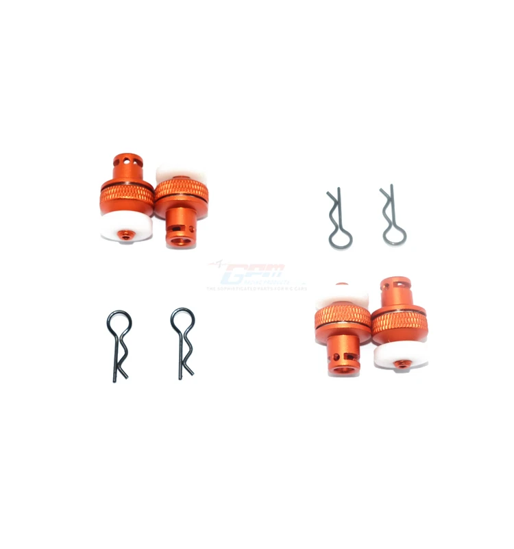 GPM ALUMINUM FRONT REAR MAGNETIC BODY POSTS For 1 10 4WD ARRMA BIG ROCK CREW CAB 2