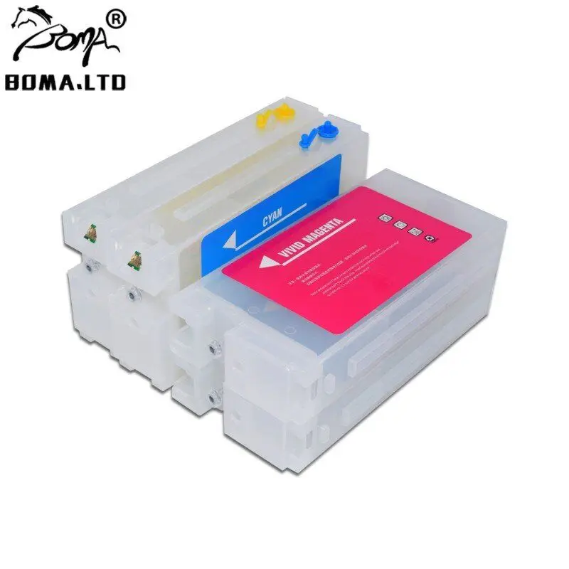 Cartucho de Tinta a Jato de Tinta para Epson T41 Vazio Recarregáveis Surecolor T3400 T5400 T3480 T5480 Impressoras 350ml T41f5 T41f2 T41f3 T41f4 - Imagem 4