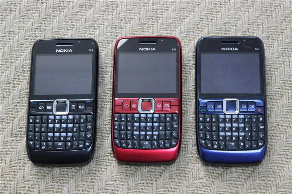 giffgaff refurbished phones Original unlocked NOKIA E63 cell phones 3G WIFI Bluetooth mp3 player 2MP CAMERA  Used Mobile phone apple refurbished iphone