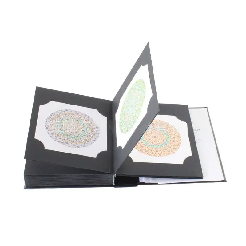 

OOTDTY Ishihara Book 38 Plates Optometry Color Vision Test Chart for Colour Deficiency A5YD