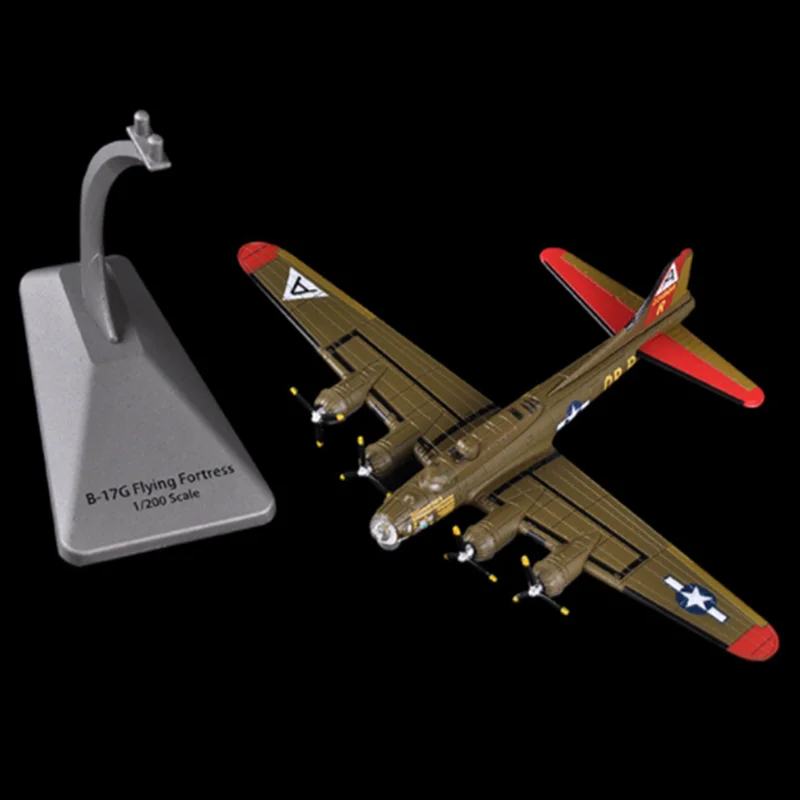 Коллекция 1:200 масштаб 1935 Летающий фор B-17 бомбардировщик дикаст сплав самолета дисплей для детей взрослых