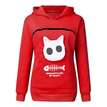 

Pet Carrier Thicken Shirts Kitten Puppy Holder Animal Pouch Hood Breathable Sweatshirt For Children Ladies sudadera mujer