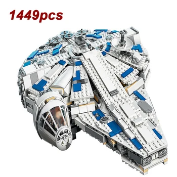 

In Stock compatible lepins 05142 Star Wars Movie Kessel Run Falcon Model Building Block Toys Compatible with 75212 Children Gift
