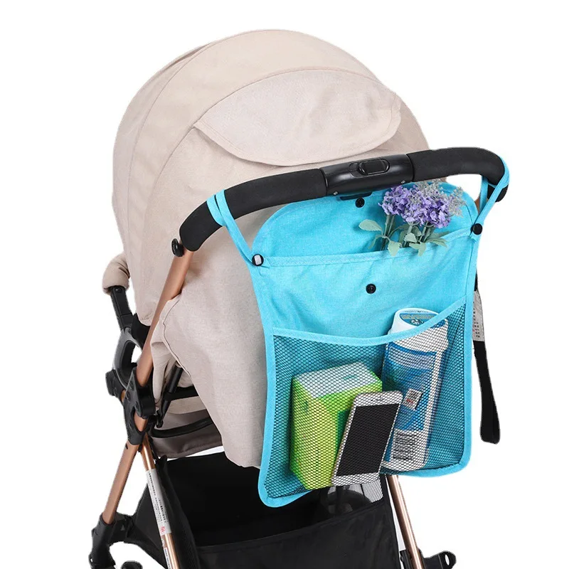 good baby stroller accessories	 Baby Stroller Bag Mesh Hanging Storage Bag Baby Trolley Bag Diaper Storage Seat Pocket Carriage Bag Stroller Accessories baby stroller accessories deals	