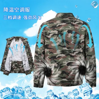 

Summer Cooling Air Conditioning Clothes Men's Outdoor Work Fan Refrigeration Service Electric Welding High Temperature Work Site