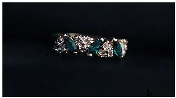 Vintage sweet rhinestone ring Women girl Accessories jewelry finger ring jewelry accessories