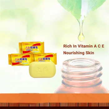 

Disinfection and sterilization sulfur soap for removing grease and acne psoriasis seborrheia and eczema antimicrobial bath soap