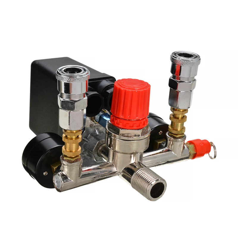 Регулятор давления воздушного компрессора 90 120PSI 82x82x52mm 1 шт.|regulator switch|regulator