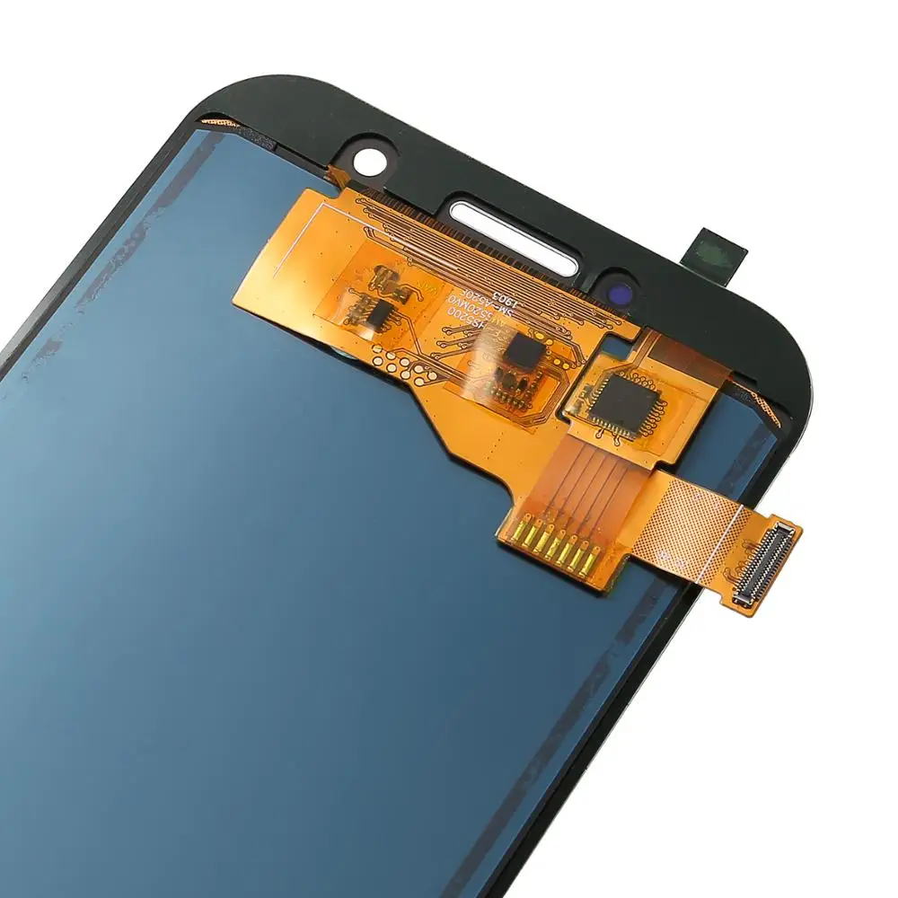 Najtaniej Regulowana jasność LCD do samsunga Galaxy A5 2017 wyświetlacz A520F SM A520F A520 wyświetlacz LCD + montaż digitizera ekranu dotykowego