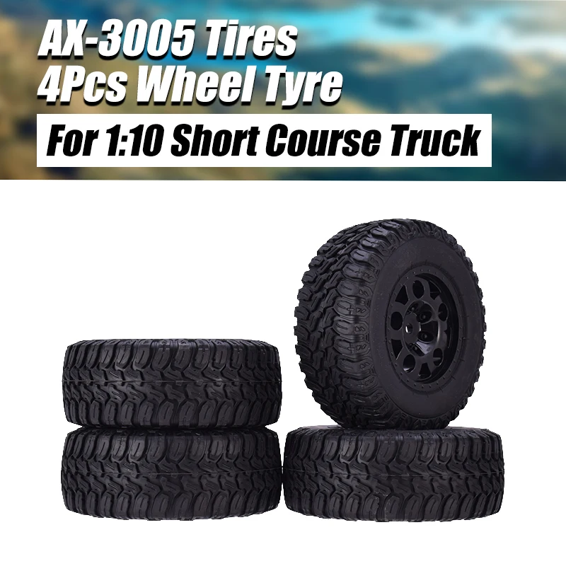 AUSTARHOBBY AX 3005 резиновые шины 4 шт. RC колесо 1:10 короткие грузовые для Traxxas Slash HPI