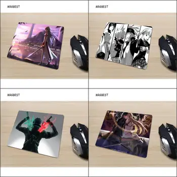 

MRGBEST Anime Mouse Pads Sword Art Small Size Non-slip Natural Softy Desktop S Mats 25x29/20x25/18x22cm for Cartoon Fans