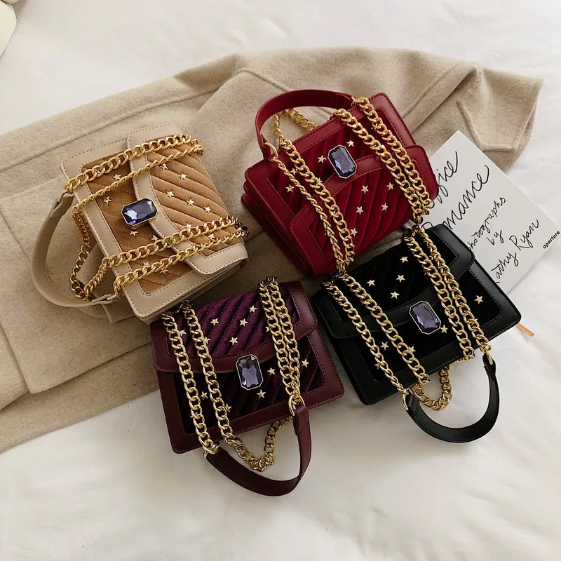 Женские высококачественные вельветовые сумки Женская Роскошная модная сумка