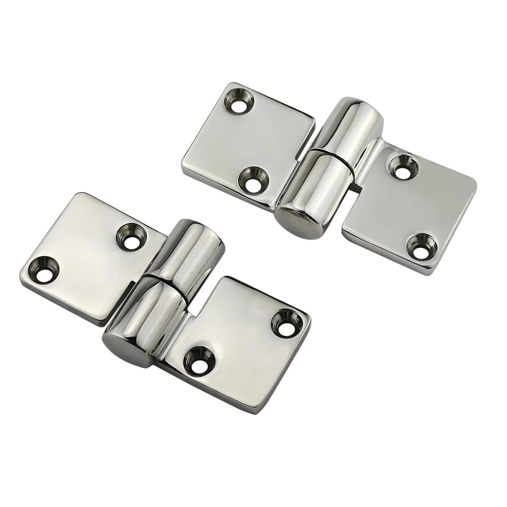 

Pair Stainless Steel 316 Heavy Duty Marine Grade 3.5" x 1.5"Left & Right Lift-Off/Take-Apart Hinge hinge Cast Hinge W/Screws