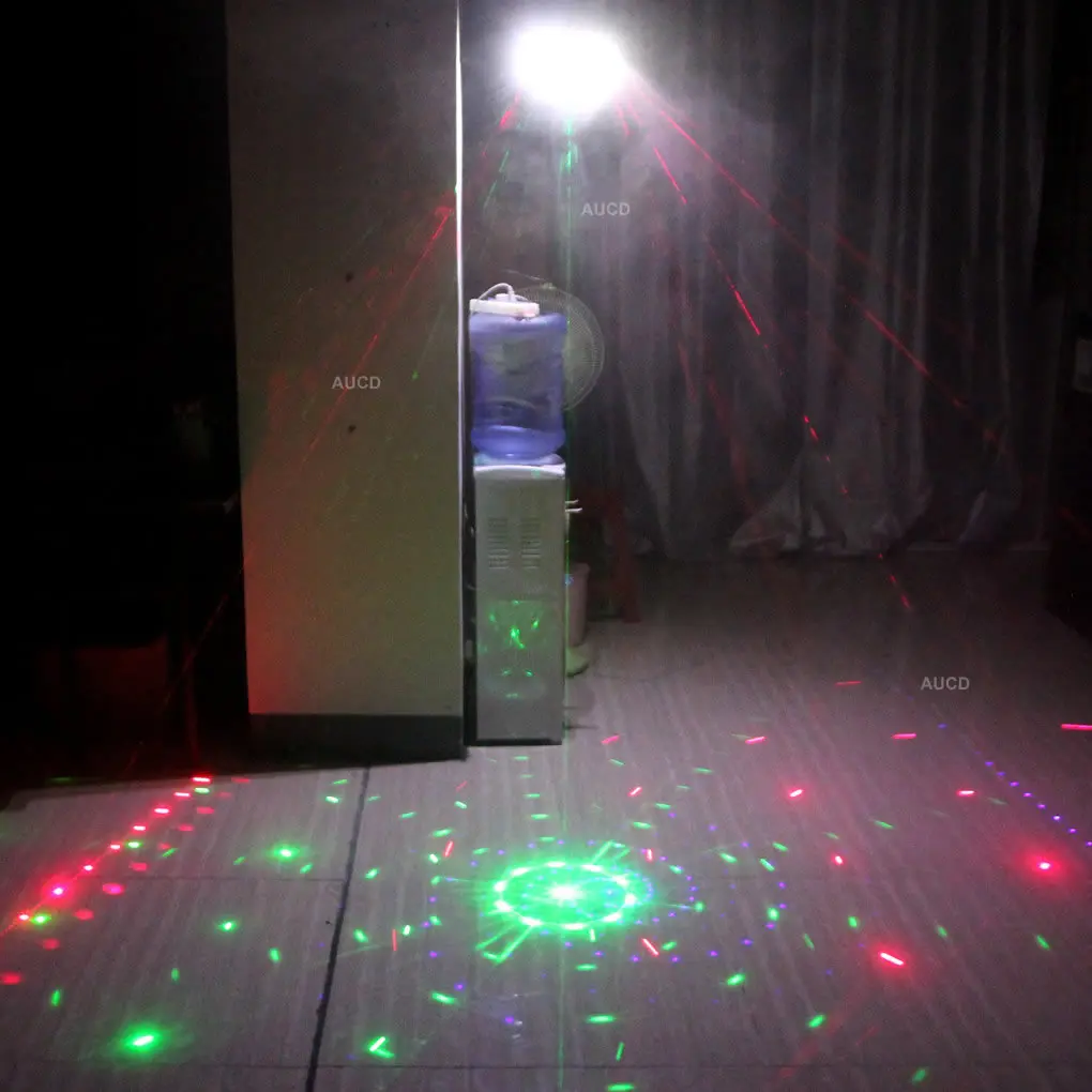 RGB DMX музыкальный лазерный проектор со звуковой звездой лампы огни Рождество