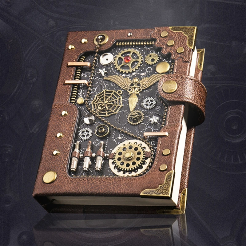 

Steampunk Gear Retro Notebook Artwork Level Handmade Exquisite Novelty Gift