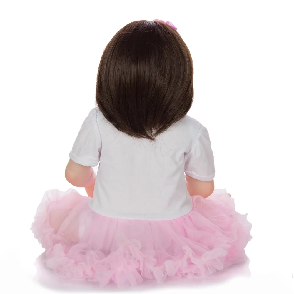 Bebe reborn, силиконовая детская кукла, игрушки для детей, подарок 2" 57 см, reborn, для маленьких девочек, принцесса, живые куклы, игровой домик, игрушки