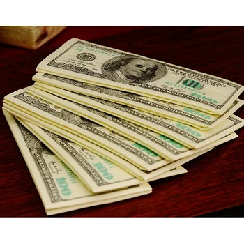 

Novelty Tissue Napkin 100 Dollars US Dollar Dollar Bill New Party Tricks Soft Towel Comfort Paper Printing Tissues