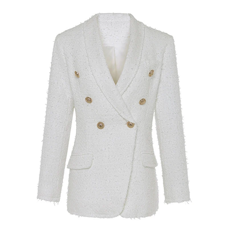 Women Jackets and Coats Womens Blazer Casual Solid Long Sleeve Vintage White Blazer Female Office Women Blazers Women Clothes