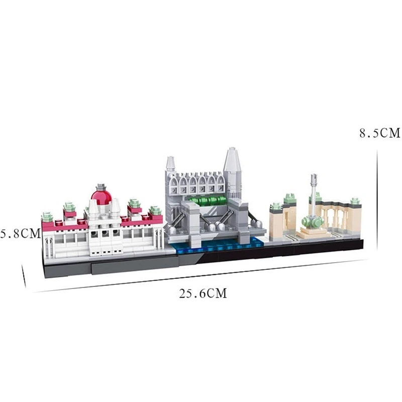 371 шт. hsanhe architecture Series Budapest Skyline коллекция строительные блоки комплект городские кирпичи классическая модель детские игрушки подарок