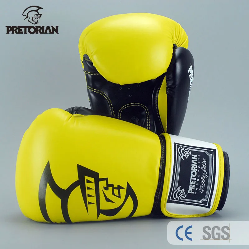 Pretorian бренд взрослые женщины/мужчины боксерские перчатки кожа MMA Muay Thai Boxe De Luva Mitts