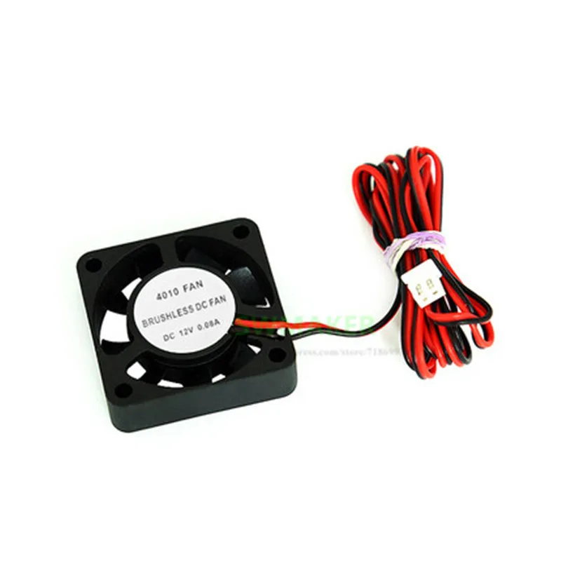 

SWMAKER 1pcs 12V / 24V Mini Extruder Cooling Radiator 4010 fan, 1 meter cable , Anet 3D printer parts