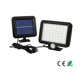 

56/30 LED Solar Light PIR Motion Sensor Waterproof Outdoors Garden Solar Power Light Street Wall Lighting Lamp split mount 5M ca