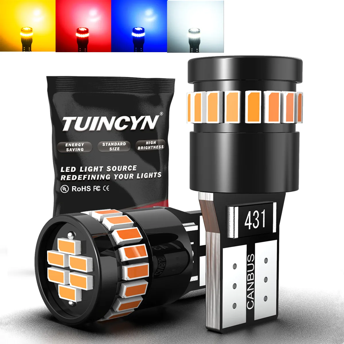 

2x White Amber Red w5w LED BULBS led t10 led car lights interiors lights for Audi a3 8p/a4 b6/a6 c6/a4 b7/a3 8v/a6 c5/q5/a6 c7