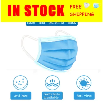 

Masks New Disposable Mask 3 Layers Face Mask Filter Mouth Powder Masks Fine Dust Mask In Stock Mouth Mask