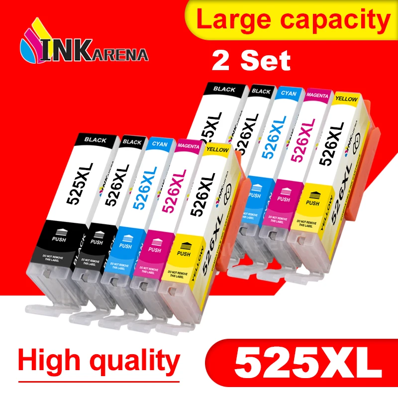 Чернильные картриджи для принтера Canon PIXMA iP4850 iP4950 MG5150 MG5250 MG6150 MG8150 MX885 MG5350 10 шт. |
