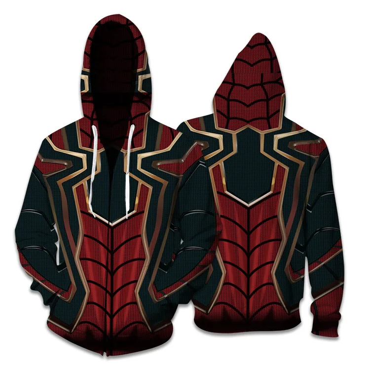 YINUODAIL мужские толстовки Мстители 3D Толстовка Marvel Железный мужской костюм для косплея топы с капюшоном куртка