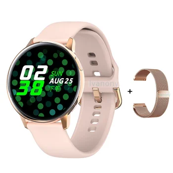 

Women Smartwatch Wireless Charge Full Touch Screen 2020 Smart Watch Men ECG Blood Pressure Heart Rate Monitor Waterproof Clock