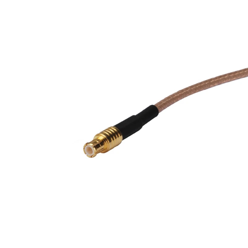 Superbat 60cm RF Coaxial Cable MCX Straight Plug to BNC Male Right Angle Adapter RG179 75 Ohm for Wireless Communications