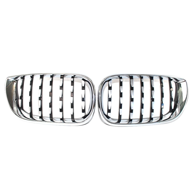 1 пара Abs передняя ноздри для B-m-w 3 серии E46 4 двери 02-05 318I 320I 325I 330I Алмазная решетка Meteor Стиль переднего бампера