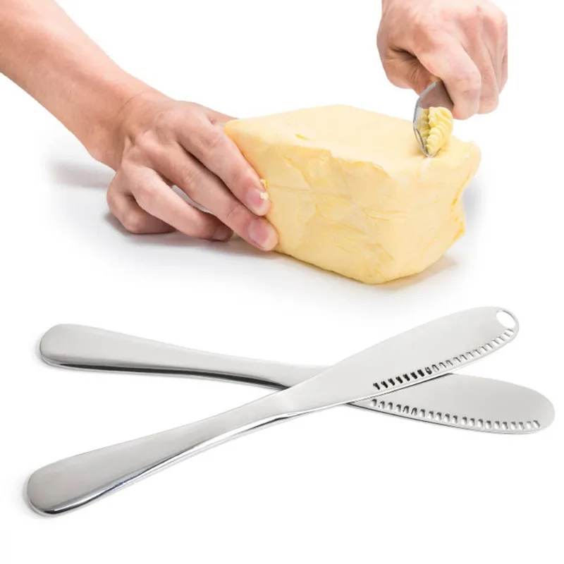 Многофункциональный из нержавеющей стали для масла резак для сыра Варенье жидкого ножик для крема утварь, столовые приборы десерт тосты на завтрак инструменты