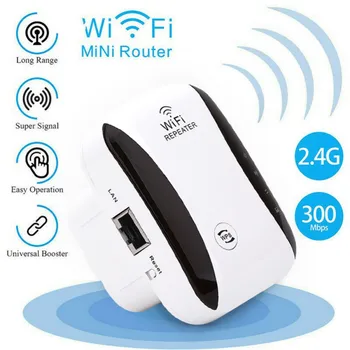 

300Mbp Wireless Network Extender Amplifier Repeater WiFi Signal Range Booster Wifi Booster 2.4G Wi-Fi Ultraboost Access Point