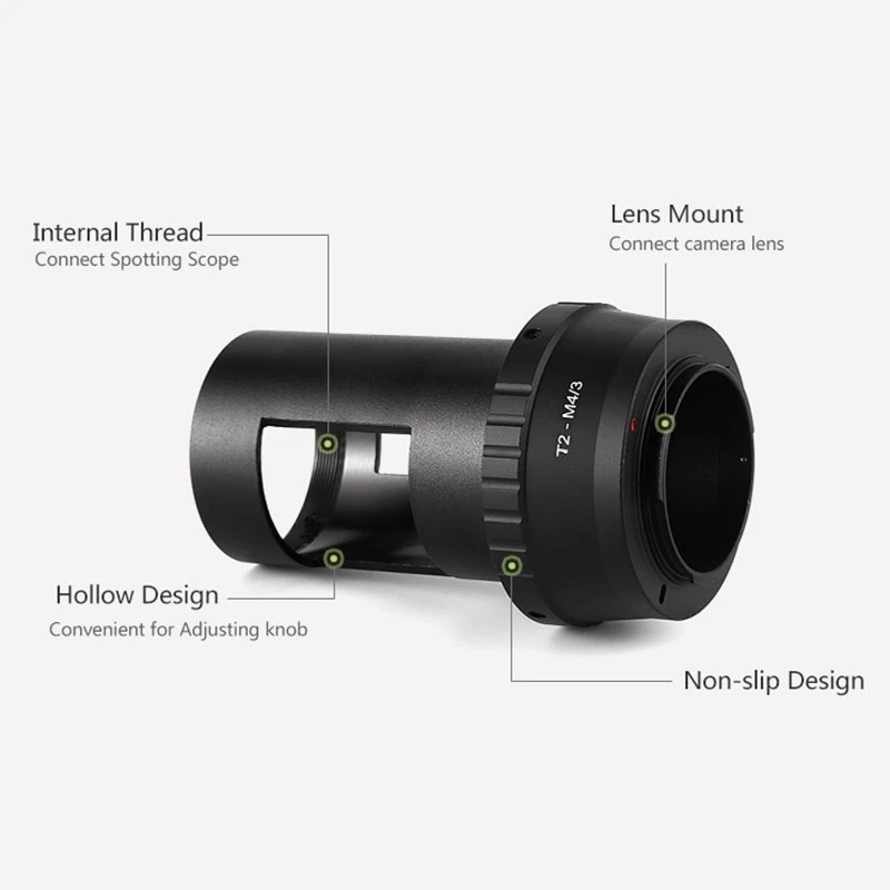 T2 для объектива M4/3 T Micro-4/3 адаптер для крепления камеры для Micro-4/3 G1 GF1 EP 1 серия+ 42 мм крепление трубки пятнистая адаптер для прицела