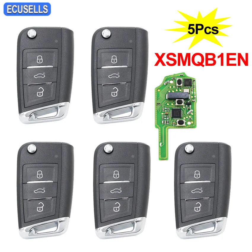 5 шт./лот XHORSE VVDI Универсальные пульты дистанционного управления Smart Car Key с функцией приближения PN: XSMQB1EN английская версия