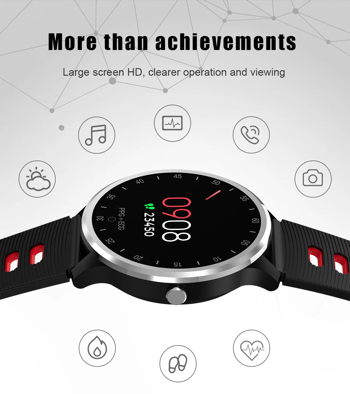 Модные bluetooth Смарт-часы для мужчин и женщин ECG смарт-браслет кровяное давление часы наручные для Android iOS