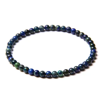 

4 mm Phoenix Lapis Lazuli Bracelets For Women Handmade Elastic Jewelry Men Natural Sodalite Stone Beads Bangle Couple Friendship