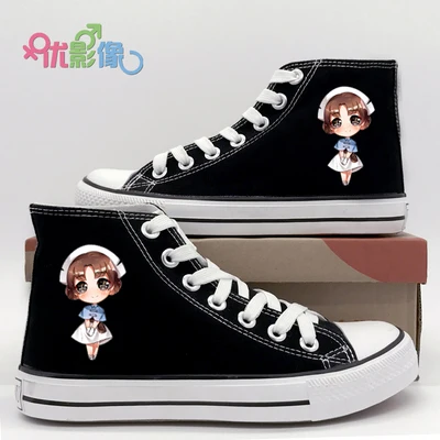 10 Games Identity V Cosplay Anime Canvas Shoes Cos Emily Dale Personality High Help Unisex Shoes Comfortable Shoes - Цвет: 10