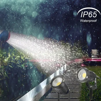 

LED COB Garden Lighting 5W Outdoor Spike Lawn Lamp Waterproof Lighting Led Light For Garden Path Spotlights
