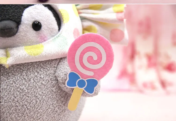Ins sanrio, Япония, популярный стиль, животные, мягкие плюшевые игрушки, положительная энергия, пингвин, конфета, кепка, Peluche, кукла, подвеска для детей, подарок для девочек