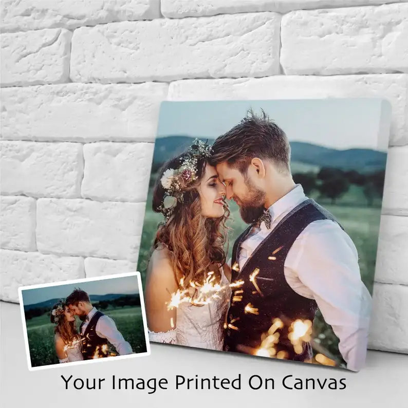 

All Sizes Photo To Canvas Custom Wall Canvas Personalized Print Your Image Turn Into Canvas Customized Painting Wedding Gift