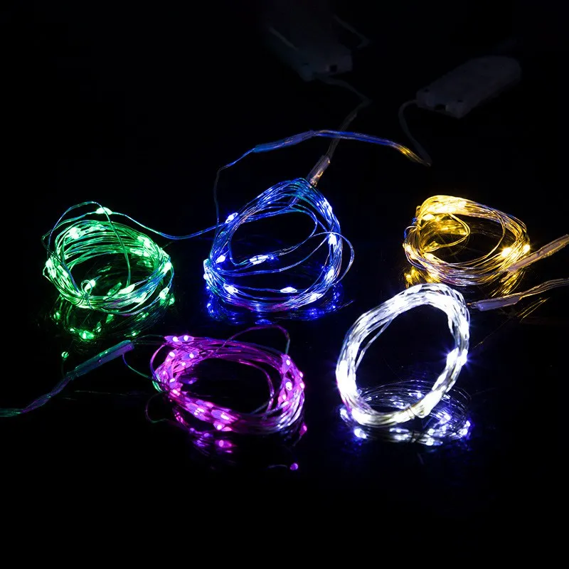 2M 20colorful lights 3 метра 20 светодиодный гирлянда деревянный дом струнный светильник декор комнаты струнная лампа Свадебная вечеринка праздник Сказочный светильник s Новинка лампа теплый белый - Испускаемый цвет: 2M 20colorful lights